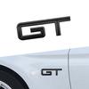 MJTU2 GT Logo 3D Chrome Metal Car Rear Trunk Logo Decal Badge Sticker For  Ford Mustang Shelby GT GT500 GT350 Car Styling Accessories