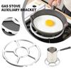 Small Pot Auxiliary Anti Slip Bracket Cast Iron Wok Slip Saucepan For Butter Moka Warmer Non Po S9G0