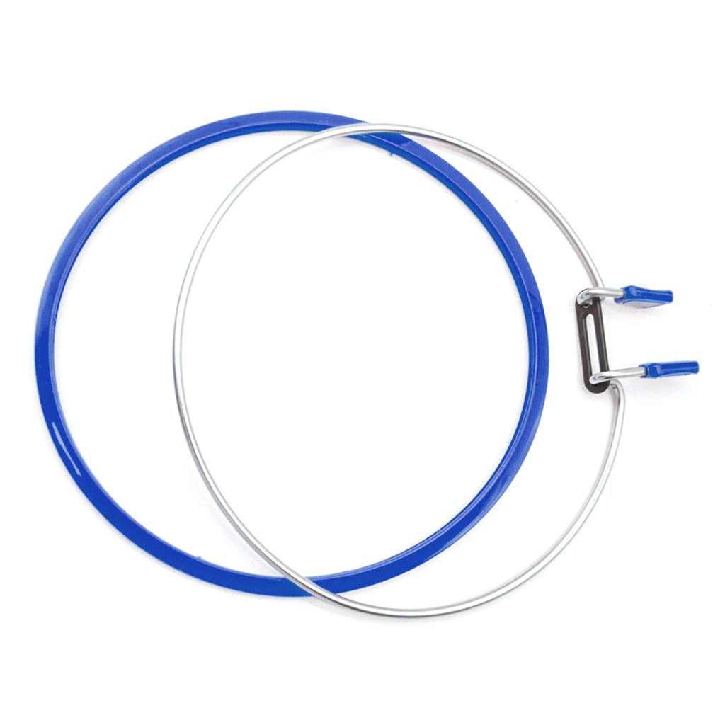 Регулируемые круглые пяльцы с пружинным зажимом для вышивки и шитья