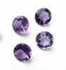 Натуральный фиолетовый аметист круглый огранки «фасет» россыпь драгоценных камней для ювелирных изделий - класс AAA