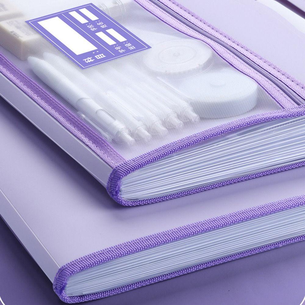 13 Pockets Organ Bag Waterproof Document Bag Creative Envelope Folder  School Office
