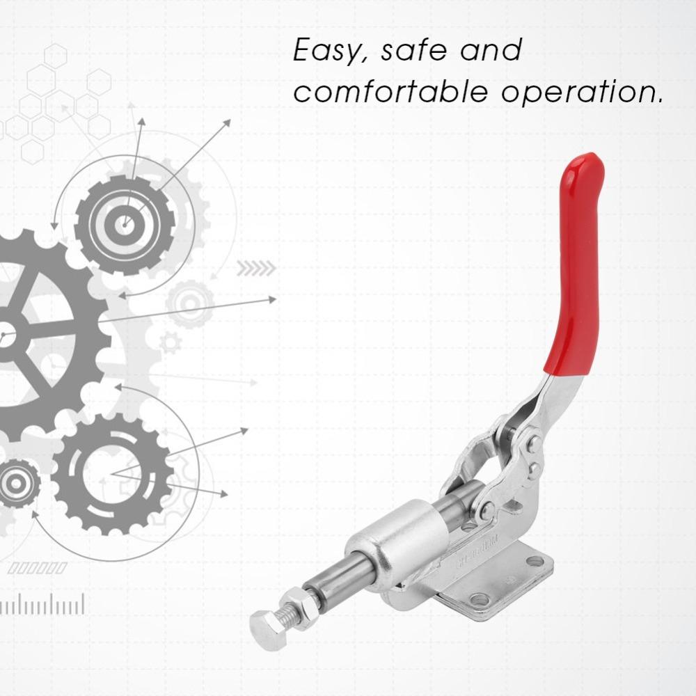 Iron Galvanized Push Pull Latch Clamp Quick Fixed Action Holding Latch Clamp  For Woodworking