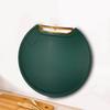 Emerald Round Vertical Cutting Board Fruit Cutting Board Ground Garlic Cutting Board Double-sided Vertical Kitchen Cutting Board Bone Chopping Board