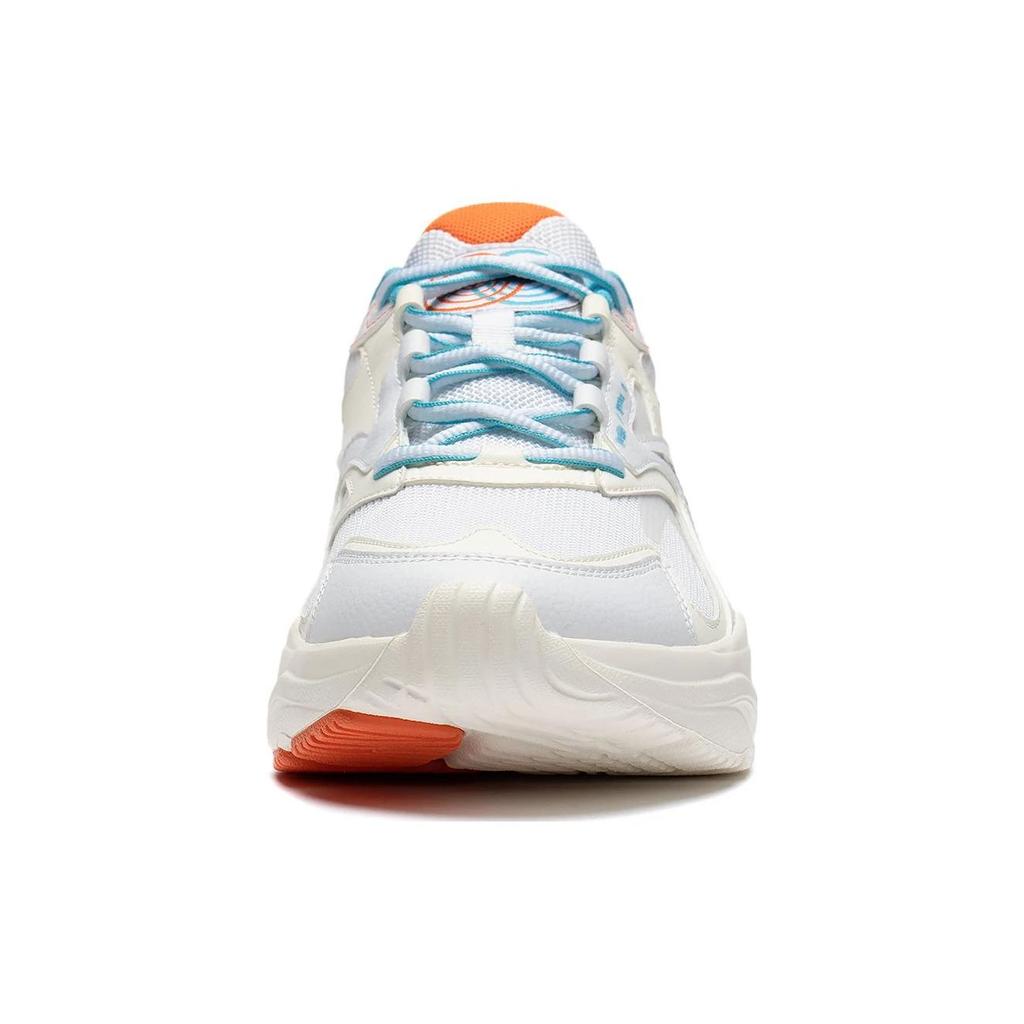 Li-Ning Кроссовки Meteor Non-Slip Shock Absorbing Durable Low-Top для бега у мужчин, кроссовки Off-White Sea-Blue ARXT009-2
