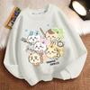 Children's Fashion Chiikaw Hoodies for Spring and Autumn, Casual Tops for Boys and Girls