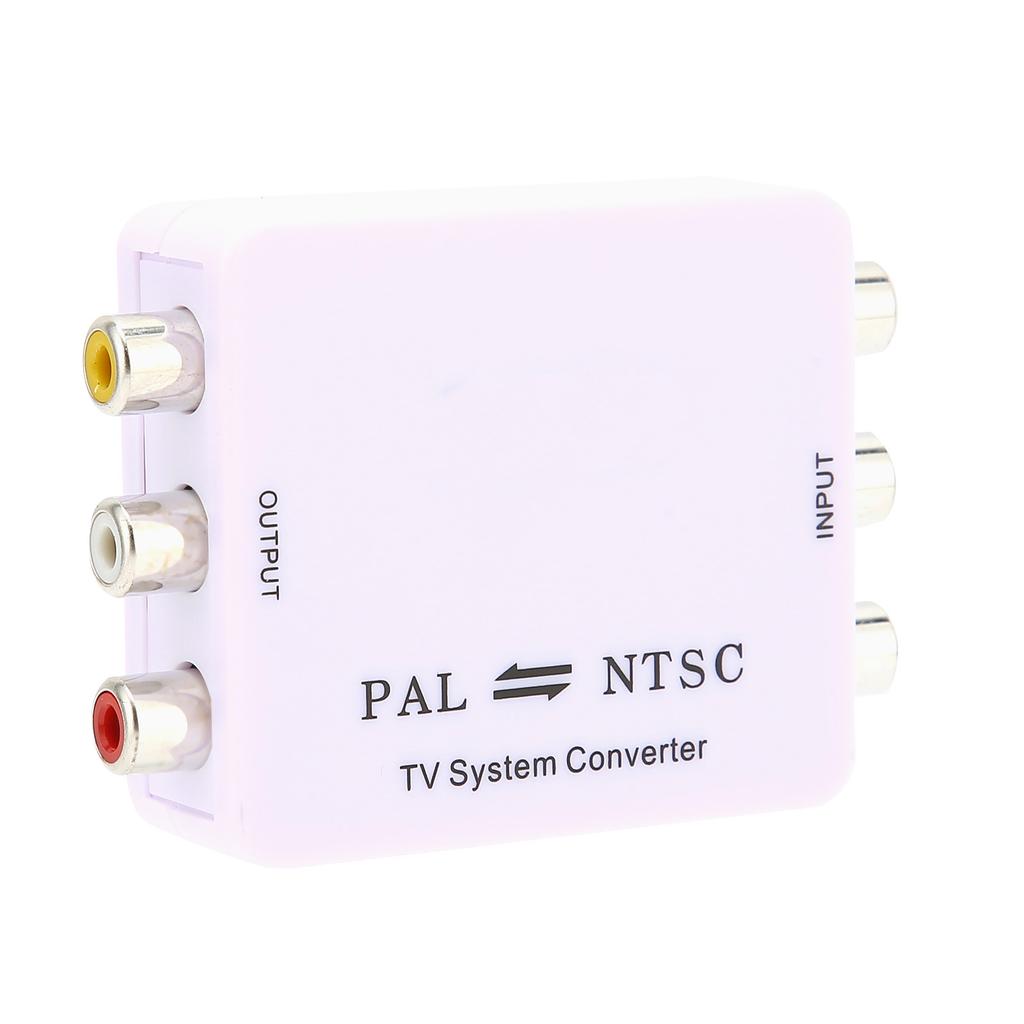 Мини-конвертер формата PAL NTSC Конвертер-адаптер для взаимного преобразования PAL NTSC для DVD-плеера, рекордера и различных телевизоров