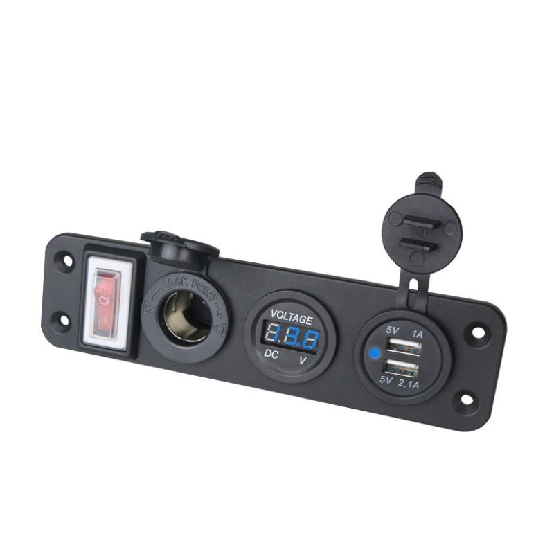 12 В/24 В двойной USB зарядное устройство розетка адаптер разветвитель автомобиль грузовик лодка водонепроницаемый электронное зарядное устройство