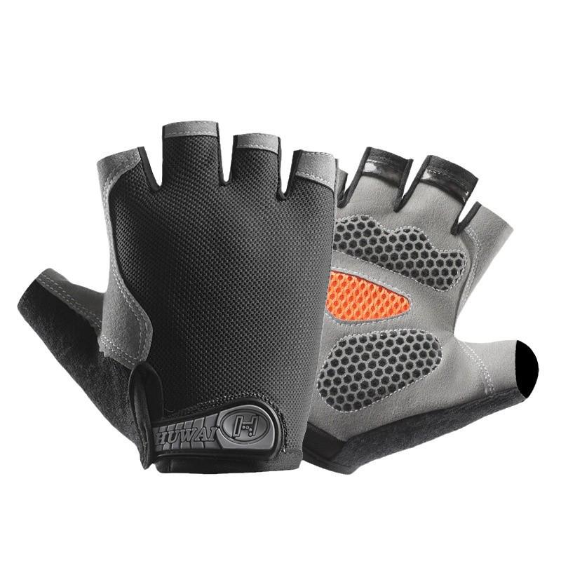 Унисекс Дышащие Нескользящие Перчатки без пальцев для Фитнеса на открытом воздухе, Велоспорта, Альпинизма и Скалолазания