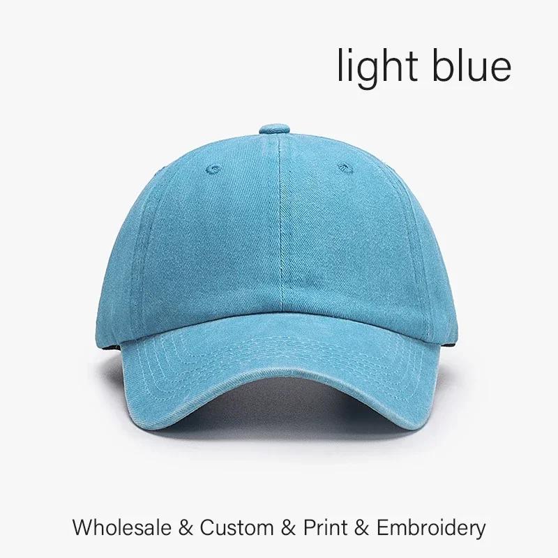 SLECKTON Custom Cap Logo Embroidery Retro Baseball Cap для мужчин и женщин DIY Design Letter Hat Customize Graphic Print Wholesale