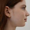 TATIANA (925 Silver) Minimal Toy Hoop Earrings EC1980