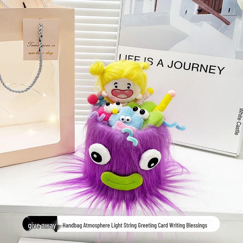 Doll Bouquet: Graduation, Valentine's, Qixi Festival, Birthday Gift for Girls & Best Friends