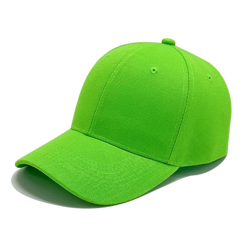 Summer Sun Protection Non-Collapsing Baseball Cap - Acrylic, Minimum Order 50 Pieces