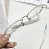 Ultralight Semi-Titanium Myopia Eyeglass Frames, Retro Style, Prescription-Fittable for Men & Women, Suitable for Large or Round Face.