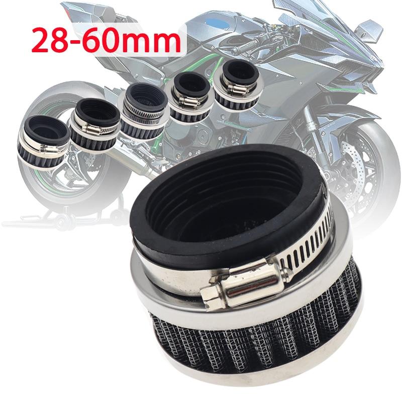 28mm-60mm Universal Air Filter Cleaner Motorcycle ATV Pit Dirt Bike Air Cleaner Intake Filter for Honda Kawasaki Yamaha Moto
