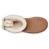 UGG Теплые и прочные мини-ботинки Bailey с бантом Pom, женские короткие зимние ботинки каштанового цвета 1125382-CHE