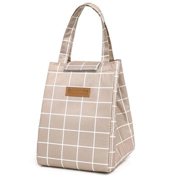 Изолированная сумка-тоут для ланча - Водонепроницаемый термоконтейнер для еды с ручками, Герметичная сумка для приготовления еды для работы и активного отдыха