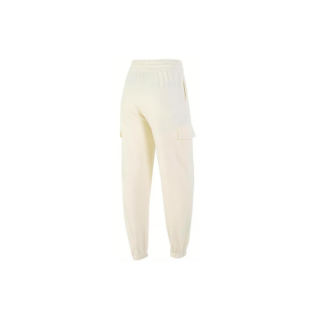 Puma Sports Running Casual Tapered Pants Women Bottoms Beige 534163-88