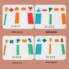 Монтессори Математическая Коробка: Арабские цифры и счетные палочки - Арифметические игрушки для раннего развития для сложения и вычитания