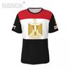 Unisex Nation T-shirt Egypt Flag Egyptian T-shirts Jersey For Men Women Soccer Football Fans Gifts Custom Clothes Tee