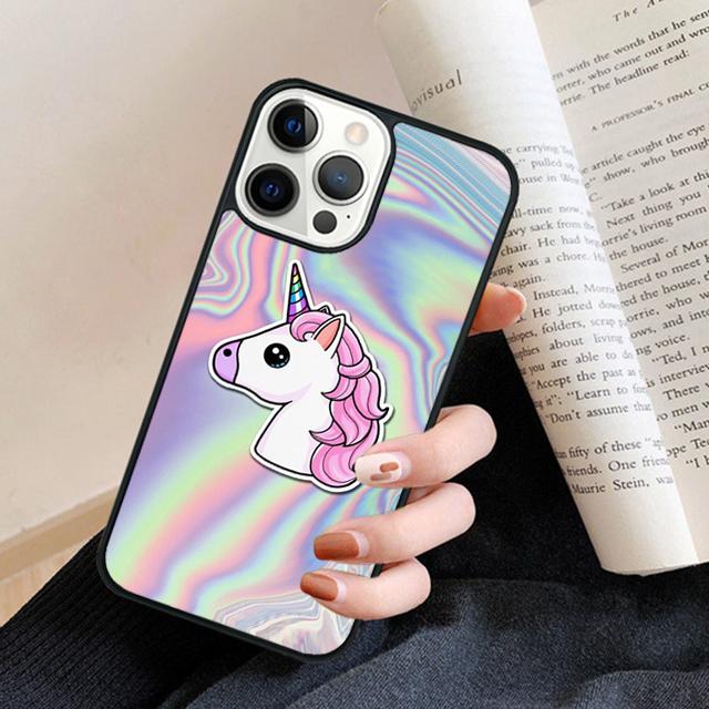 PASTEL METALLIC HOLOGRAPHIC Phone Case Back Cover for IPhone 18 17 Air 16 15 14 13 11 12 Pro Max Plus Fundas Coque