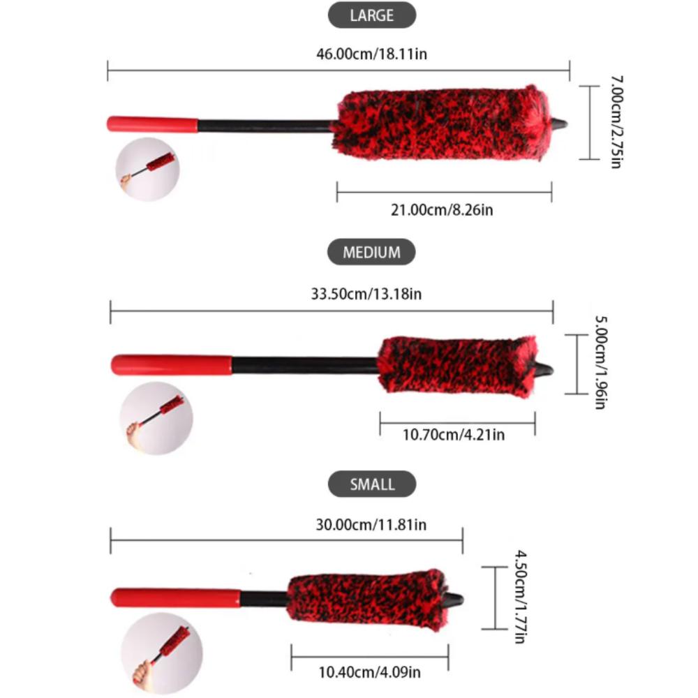 Bendable Design Car Wheel Detailing Brush Long Handle Car Cleaning Tools Tire Washing