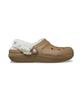 Классические клоги Crocs на флисовой подкладке (Флисовый ремешок) - Сепия / 211396-2Ey
