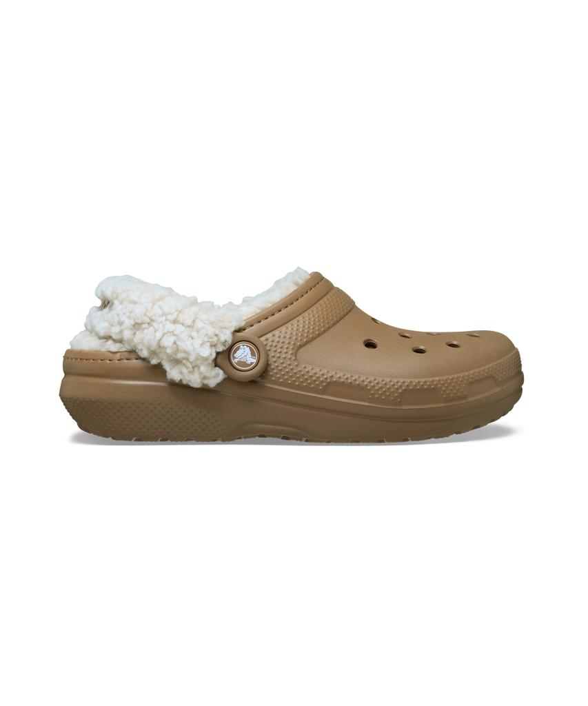 Классические клоги Crocs на флисовой подкладке (Флисовый ремешок) - Сепия / 211396-2Ey