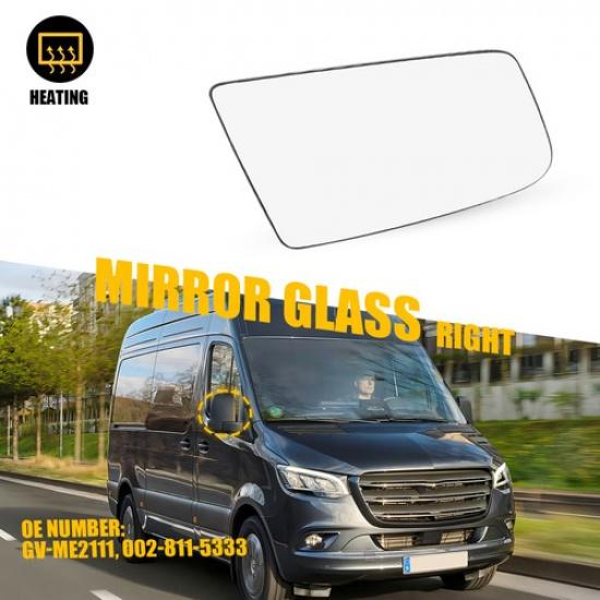 Переднее зеркало справа и слева с подогревом для Mercedes-Benz 2010-2018 Sprinter 2500 3500