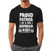 Father's Day T-shirt for Men Proud Father Fashion Casual Graphic T Shirts Tie-Dye Retro Vintage Summer Tops New Men's Clothing