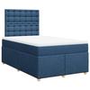 Maison Exclusive - Sommier à lattes de lit avec matelas Bleu 120x200 cm Tissu