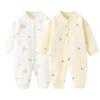 Baby Newborn Long Sleeve Front Cute Baby Rompers for Boys and Baby Shower Baby Shower Baby and Leaf Months Months [miniGray] Clothes, Outfit, 2-Piece