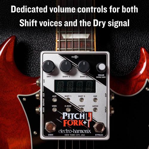Electro-Harmonix Pitch Fork+ Polyphonic Pitch Shifter/Harmony Pedal