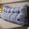 Headboard Triangular Cushion Removable Reading Wedge Pillows Backrest Support with Storage Pockets for Bed SSofa Coussin Canapé