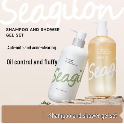 Seagilon Пушистый Шампунь и Гель для душа для контроля жирности Набор