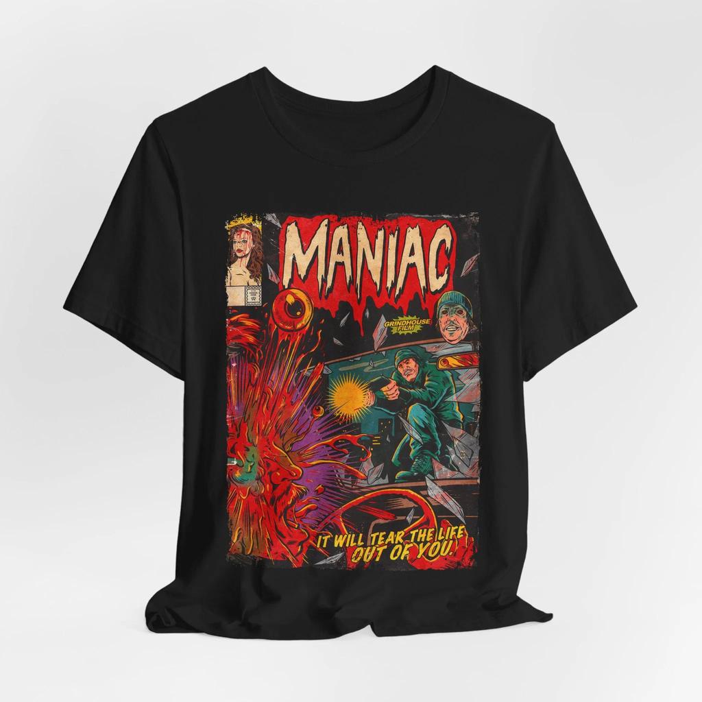Unisexiac Movie Tshirt Vintage Grindhouse Film Graphic Tee Summer Unisexs And Unisexs Loose And Breathable Tshirt Top