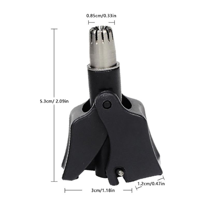 Nose Hair Ear Trimmer For Men Stainless Steel Manual Washable Portable Hair Remover Nose Vibrissa Razor Shaver