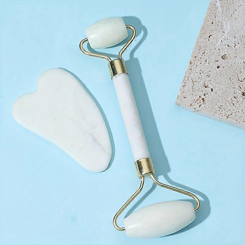 Gua Sha Facial Tool Set, Jade Roller for Face, Face Roller for Women, Face Massager Roller, Face Roller for Skin Tightening