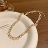 Корейское ожерелье из барочного жемчуга высокого класса - Легкая роскошь, бисерная цепочка на ключицу для женщин