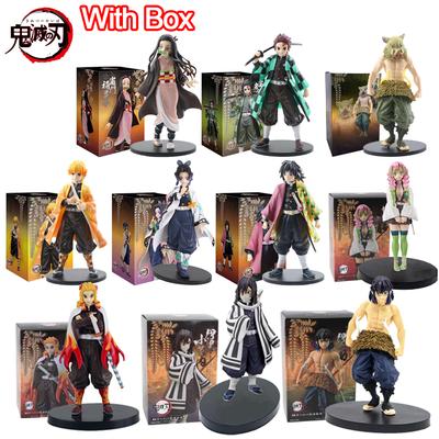 Аниме Demon Slayer Kimetsu no Yaiba фигурка Камадо Танджиро фигурка Agatsuma Zenitsu Nezuko Warrior ПВХ модель игрушки