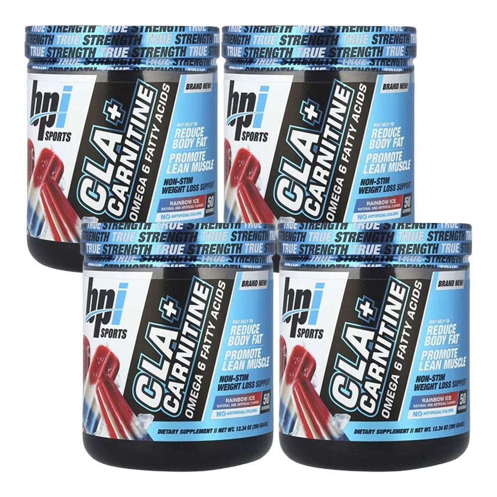 BPI Sports CLA Conjugated Linoleic Acid Carnitine Powder 350g Rainbow Ice Health Supplements Ingredients: may be subject to change | 350g