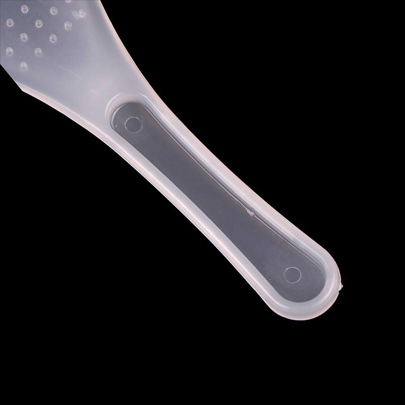 2 шт. кухонные антипригарные ложки для риса, ручные ложки для роллов, прозрачные пластиковые ложки для еды