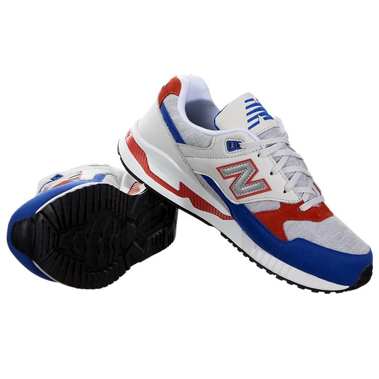 New Balance Серия 530 Износостойкие Нескользящие Низкие Повседневные Мужские Бело-Синие M530CKA