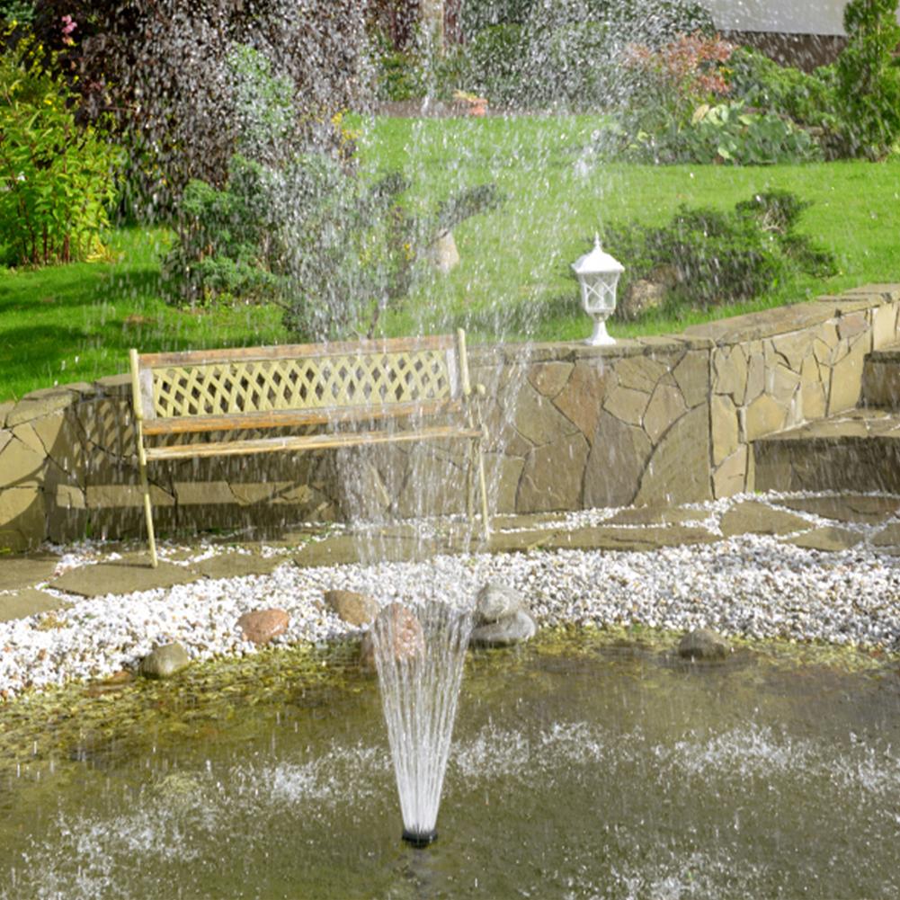 Насос для водного объекта на солнечной панели с насадками, Солнечный фонтан, Насос для пруда, Комплект, Солнечный фонтан для купальни для птиц, Сад, Маленький пруд