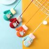 Cute Outdoor Children Infant Girls Toddler Thickened Warm Mittens Baby Mittens Knitted Gloves