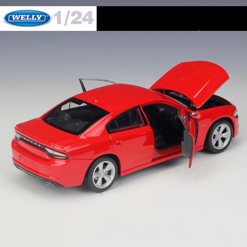 Welly 1/24 2016 Dodge Charger R/T Сплав Масштабная Модель Автомобиля Литьевой Металл Статическая Миниатюрная Модель Автомобиля Коллекция Детская Игрушка Машинка