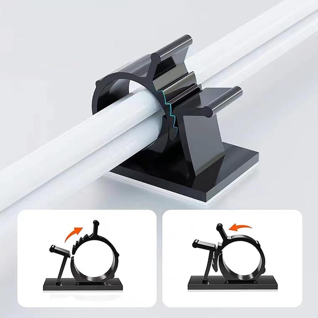 Adjustable Nylon No-Punch Power Cord Clip - Large Cable Tie AP0810