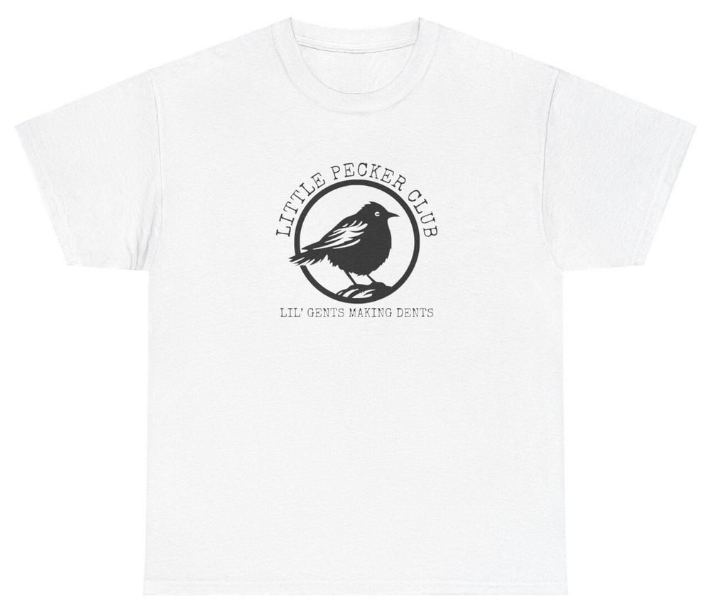 Little Pecker Club T Shirt Silly Ironic Inappropriate Unhinged Gag Gift Tee Unisex T-Shirt