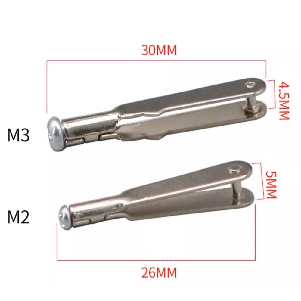 5 шт. DIY стержень соединительный зажим M2/M3 RC аксессуары металлическая скоба для RC самолета модели автомобиля