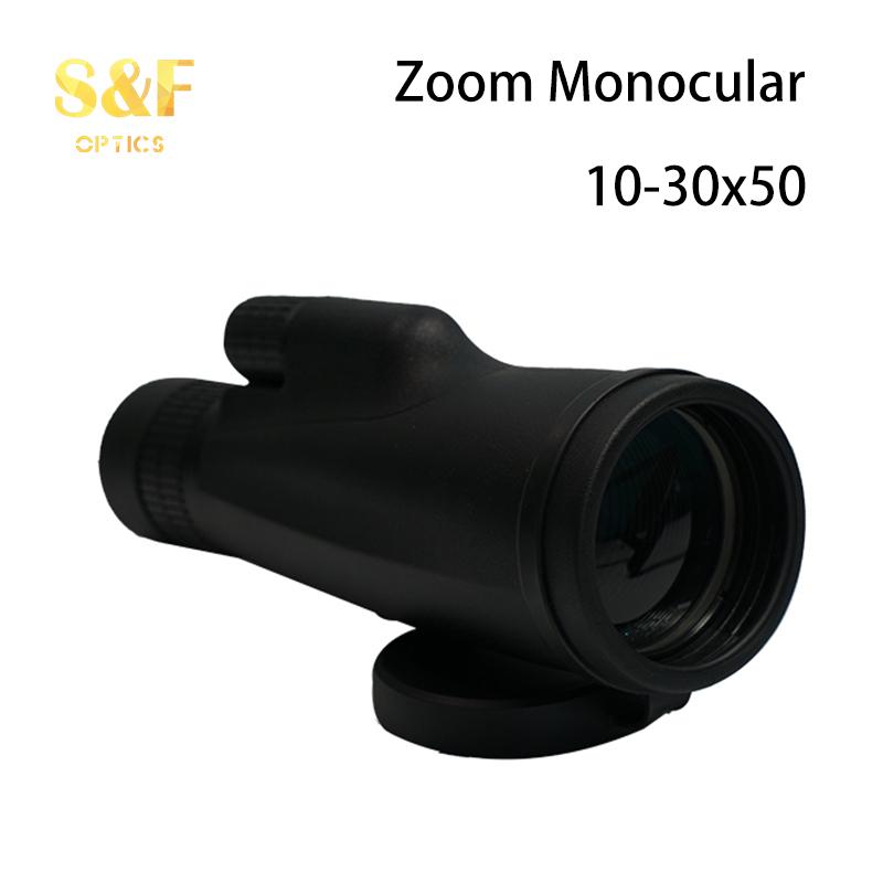 Ручной телескоп с зумом 10-30x50, монокуляром с адаптером и штативом для наблюдения за птицами со смартфона