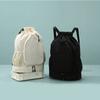 With Shoes Pocket Tennis Racket Backpack 2 Rackets Drawstring Fitness Bag Gym Pack  Outdoor Sports